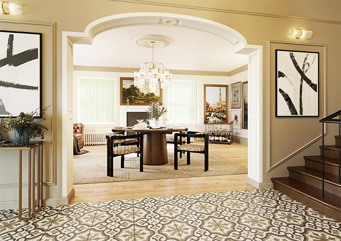 Trinity (Blackout), Ivory - Vertical Blind - Image 7